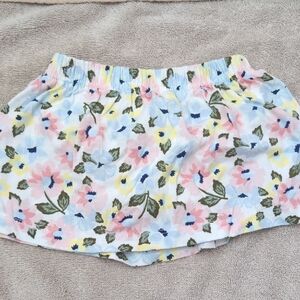 Carter's Multicolor Floral Skort